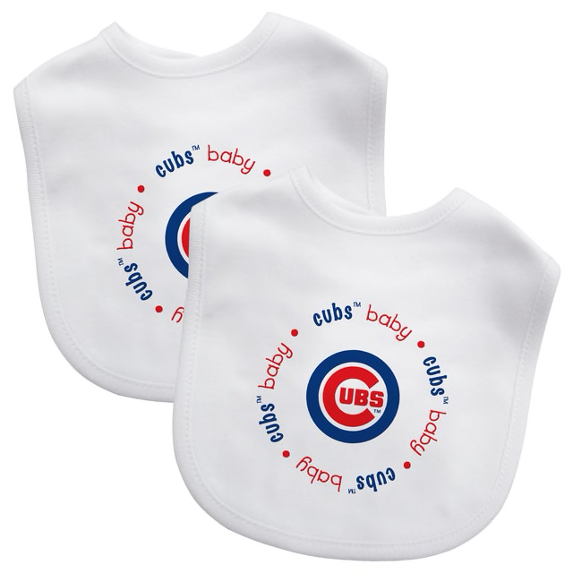 Baby Fanatics MLB Chicago Cubs 2-Pack Bibs