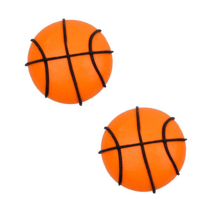 Basketball Royal Icing Decorations (Bulk)