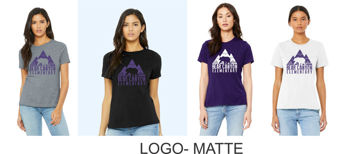 Bear Canyon Ladies Bella Canvas Tee- 4 Designs