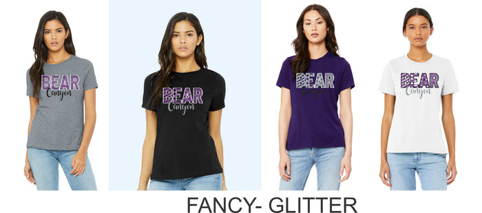 Bear Canyon Ladies Bella Canvas Tee- 4 Designs