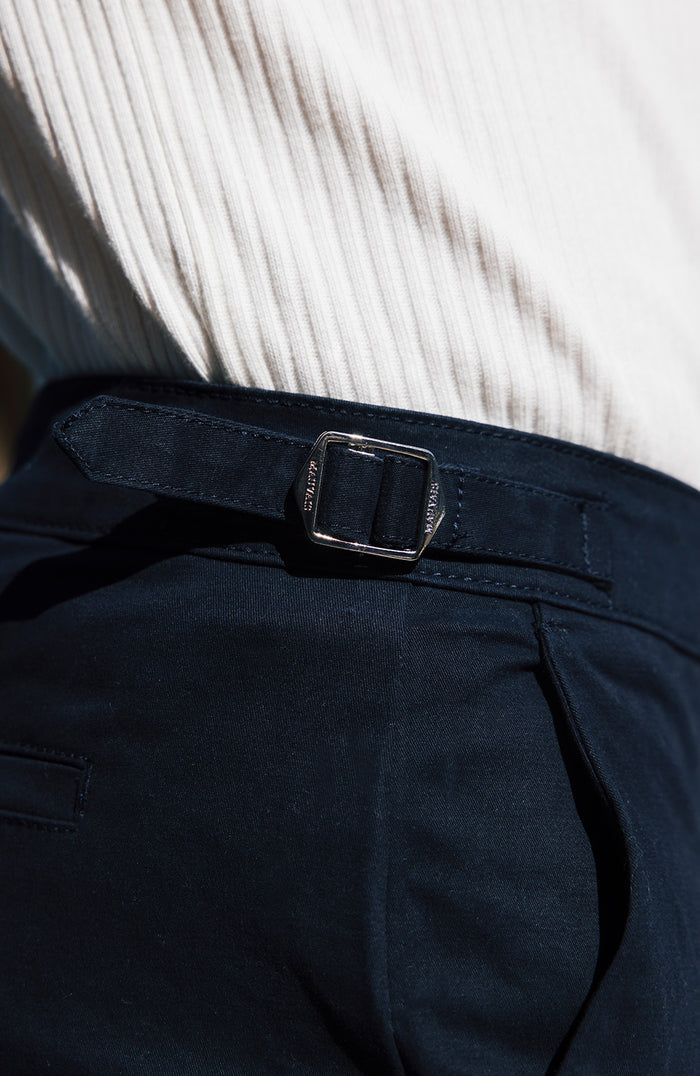 Beaufort Stretch Chino Shorts in Navy