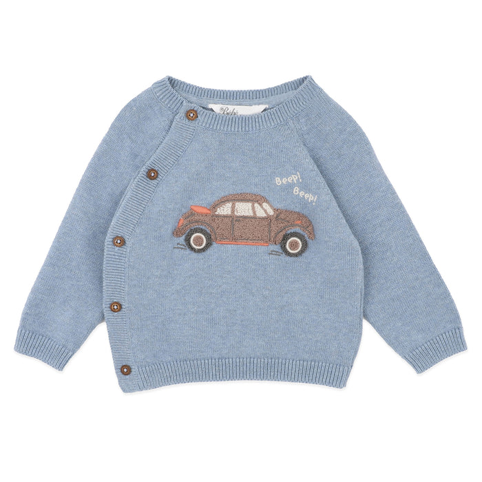 Bebe Alvin Car Knitted Jumper
