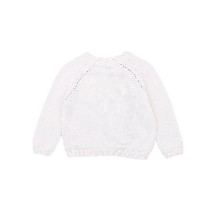 Bebe Fern Hand Embroidered Organic Cardigan