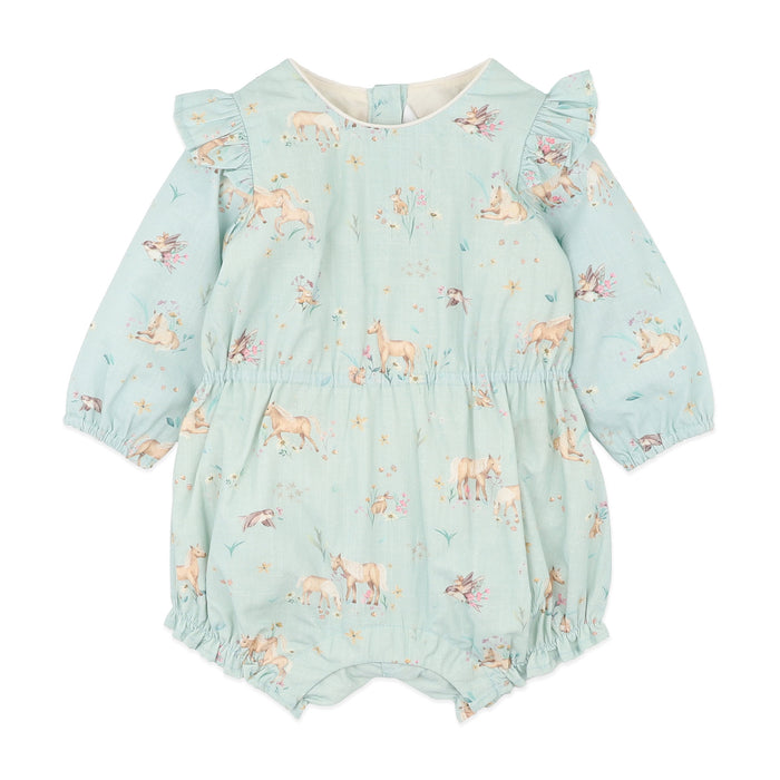 Bebe Winnie Woven Romper