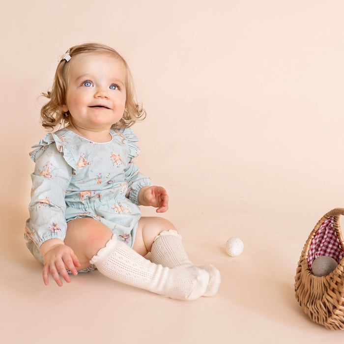 Bebe Winnie Woven Romper