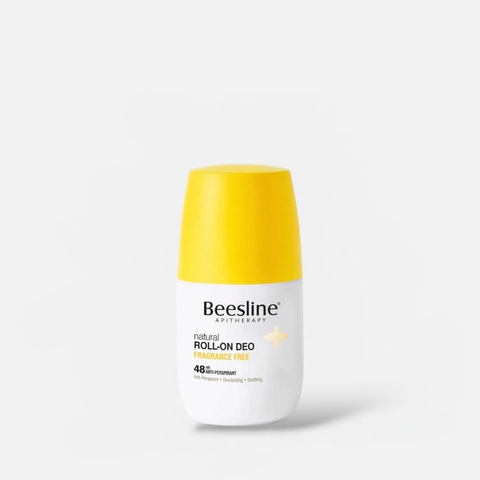 Beesline Natural Roll-On Deodorant Fragrance-Free 50ml مزيل عرق بيزلاين الطبيعي رول أون خالي من العطور
