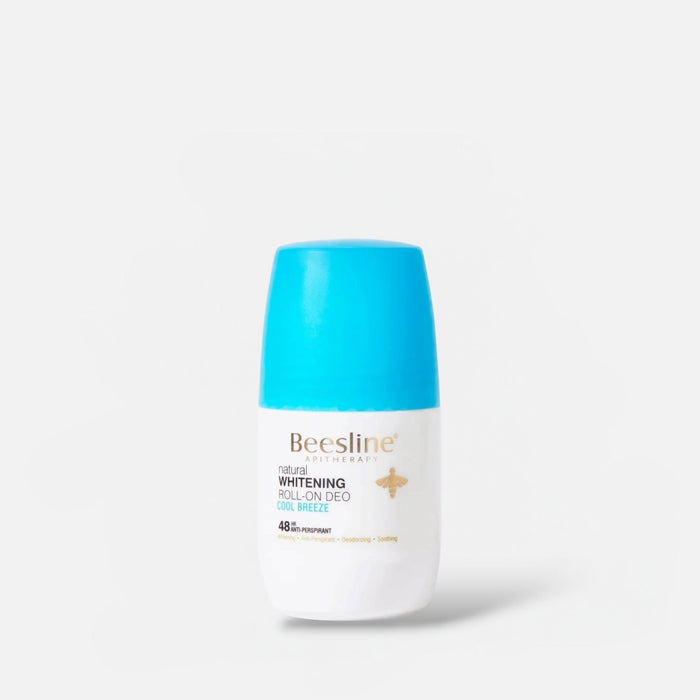 Beesline Natural Whitening Roll - On Deodorant Cool Breeze 50ml مزيل عرق بيزلاين الطبيعي لتبييض البشرة برائحة النسيم المنعش - Princess Cosmetics Qatar