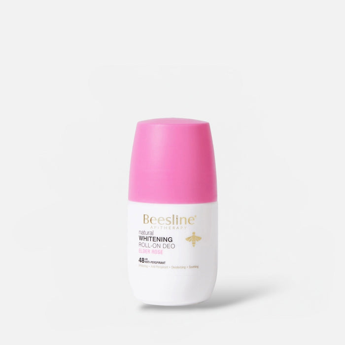 Beesline Natural Whitening Roll - On Deodorant Elder Rose 50ml مزيل عرق بيزلاين الطبيعي لتفتيح البشرة برائحة ورد البلسان - Princess Cosmetics Qatar