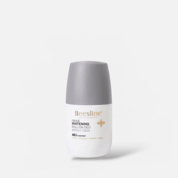 Beesline Natural Whitening Roll - On Deodorant Invisible Touch 50ml مزيل عرق بيزلاين الطبيعي للتبييض، رول أون، لمسة غير مرئية - Princess Cosmetics Qatar