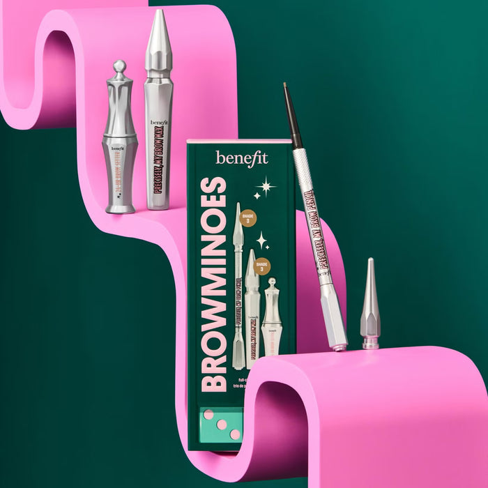 Benefit browminos set 3pc full size & mini brow trio