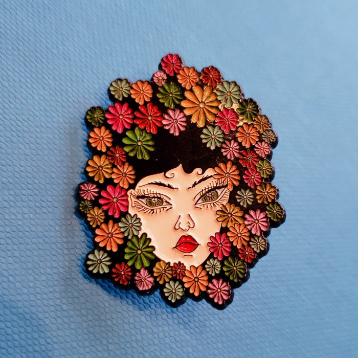 Beverly Salas Enamel Pin