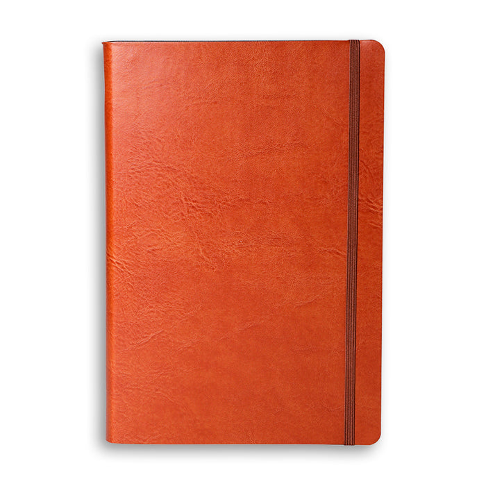 Bi-Color Notebook - Cognac