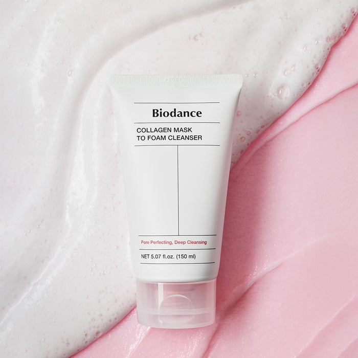 BIODANCE Collagen Mask To Foam Cleanser - veido kaukė / prausiklis