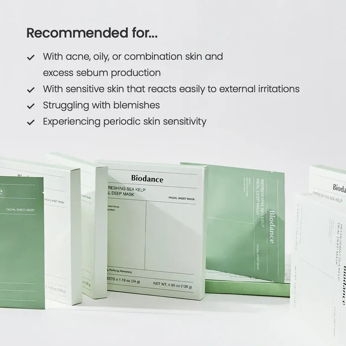 Biodance Refreshing Sea Kelp Real Deep Mask Biodance