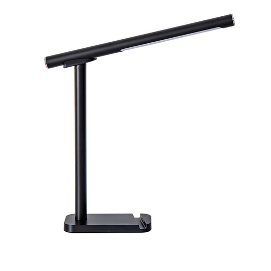 Black Adjustable LED Salon Desk Lamp with Touch Dimming