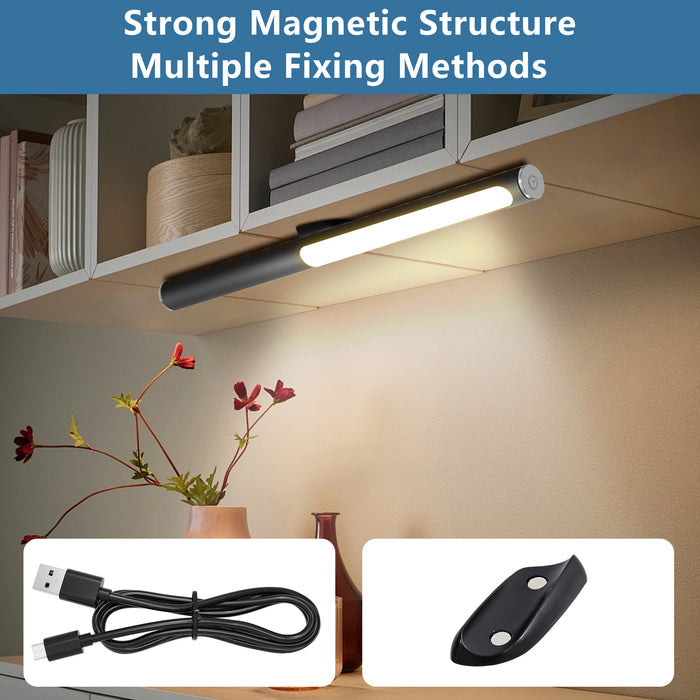 Black Adjustable LED Salon Desk Lamp with Touch Dimming