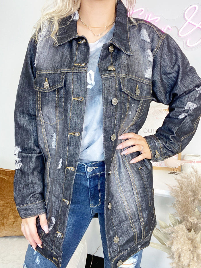 Black Denim Jacket