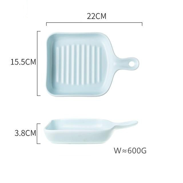 Blue Baking Tray Plate