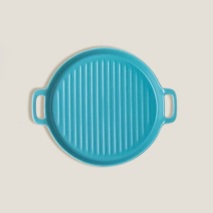 Blue Round Baking Tray