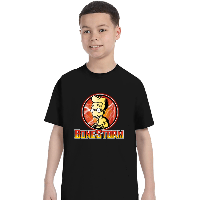 Shirts T-Shirts, Youth / XS / Black Bonestorm
