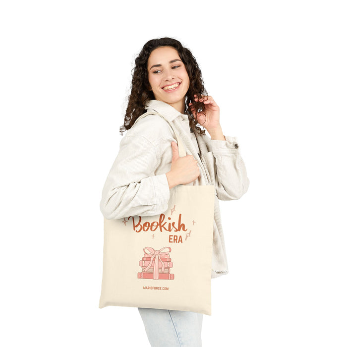 Bookish Era Cotton Canvas Tote Bag