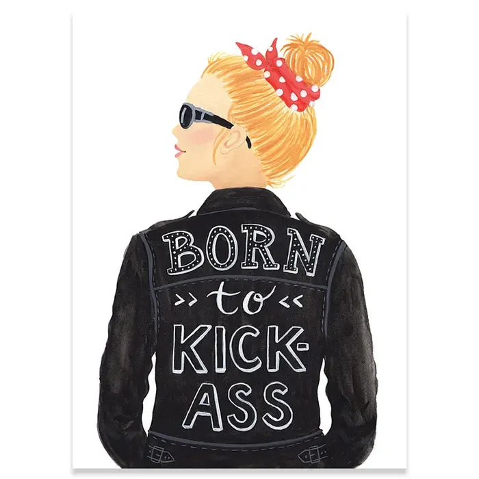 Born to Kick Ass Card