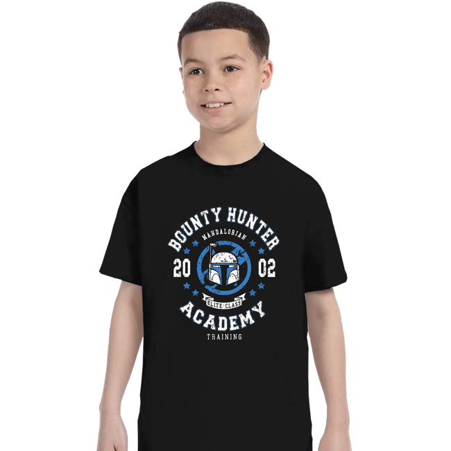 Shirts T-Shirts, Youth / XS / Black Bounty Hunter Academy