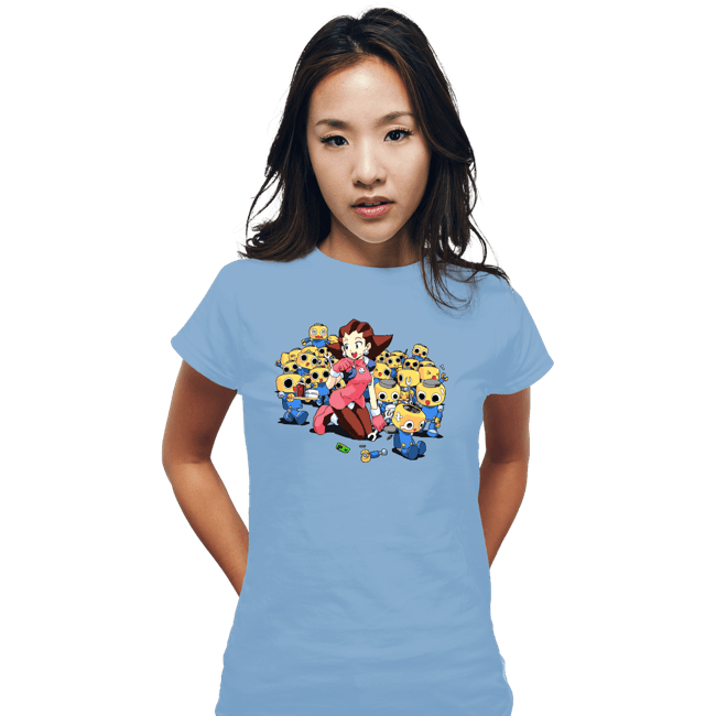 Fitted Shirts, Woman / Small / Powder Blue