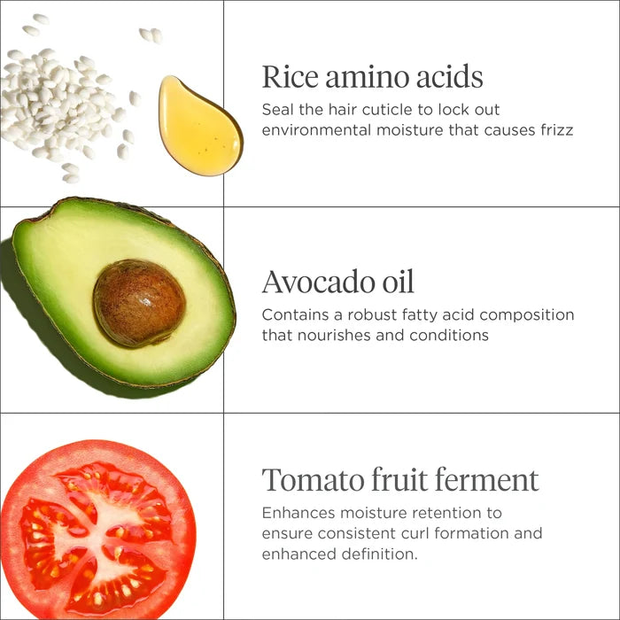 BRIOGEO curl charisma rice amino + avocado hydrating and defining mask ماسك العناية بالشعر الكيرلي من بريوجيو