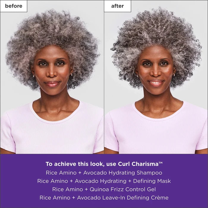 BRIOGEO curl charisma rice amino + avocado hydrating and defining mask ماسك العناية بالشعر الكيرلي من بريوجيو