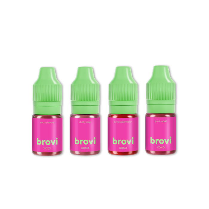 Brovi Lips Best Sellers Mini Set - 4 Pigments 5 ml Supreme Permanent
