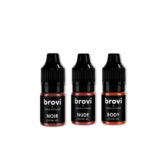 Brovi Lips Primer Set Mini 5ml Supreme Permanent