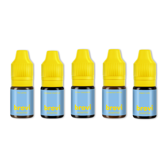 Brovi Regular Best Sellers Mini Set - 5 Pigments 5 ml Supreme Permanent