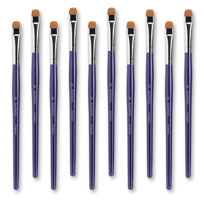 Brush Synthetic Creator №20 Set of 10
