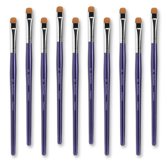 Brush Synthetic Creator №20 Set of 10
