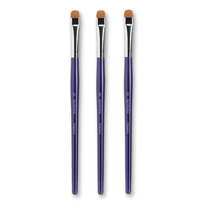 Brush Synthetic Creator №20 Set of 3