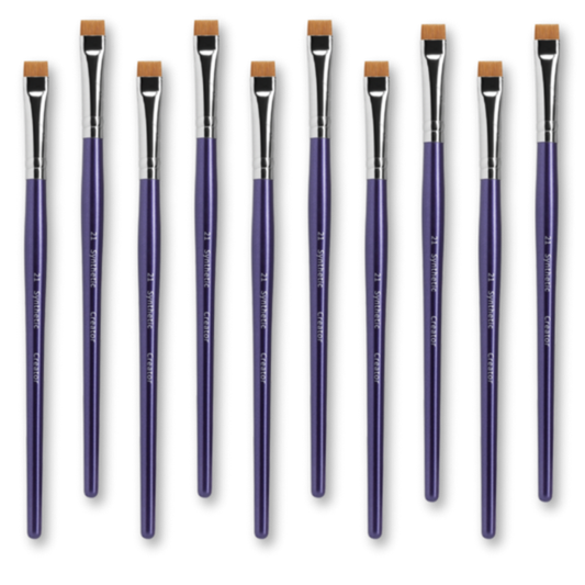 Brush Synthetic Creator №21 Set of 10