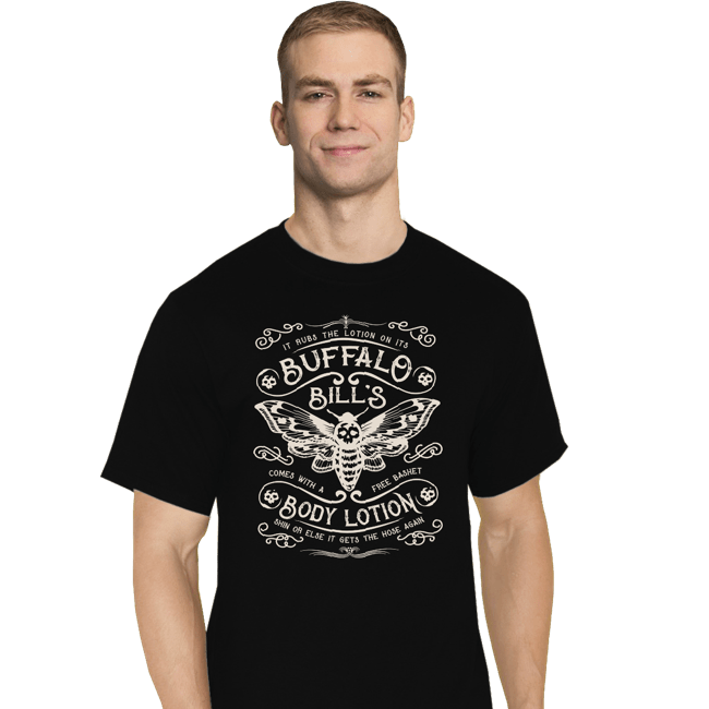 Secret_Shirts T-Shirts, Tall / Large / Black Buffalo Bill's Lotion