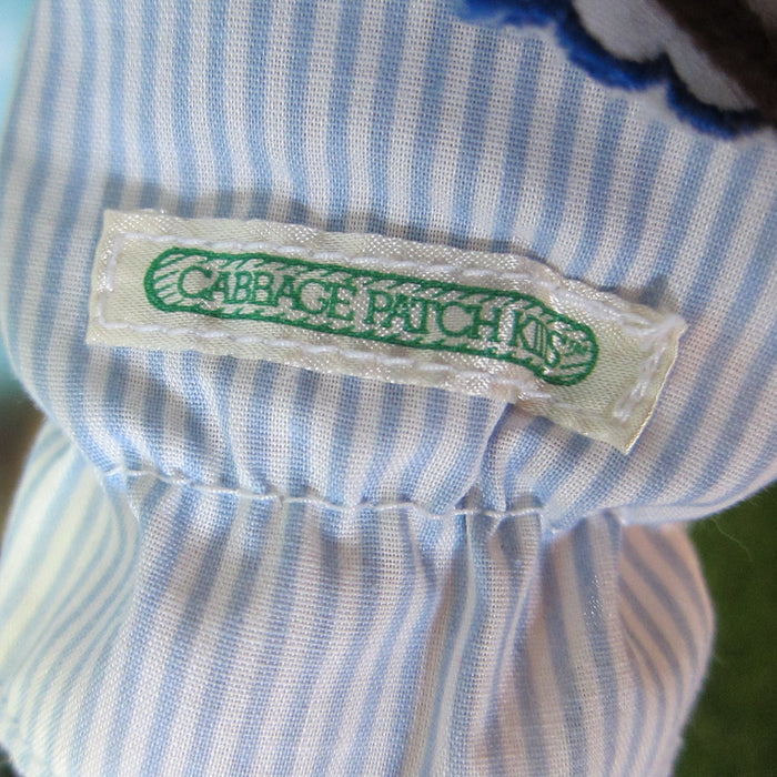 Cabbage Patch Kids patch on doll dress