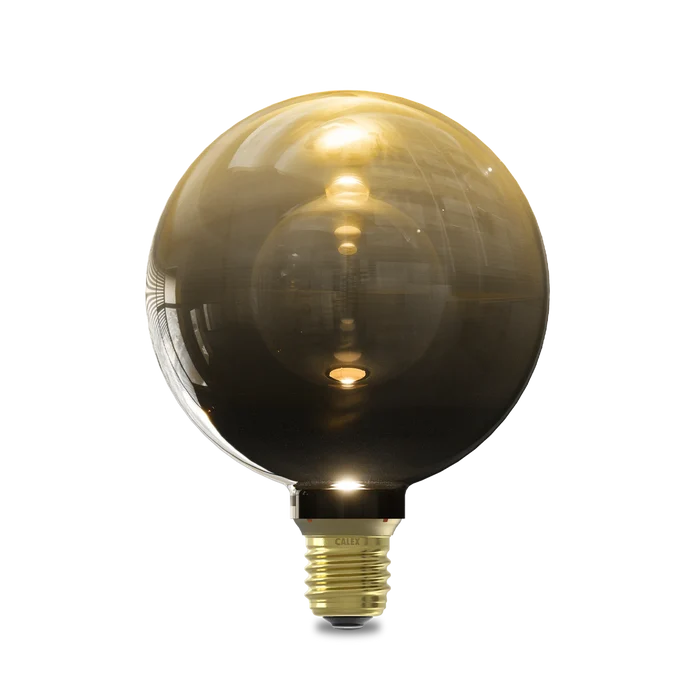 Calex Inception Bulb - E27 - G125 - Gradient Black/Gold
