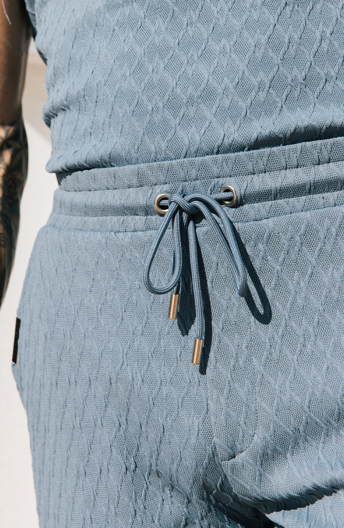 Cannes Knit Shorts in Blue