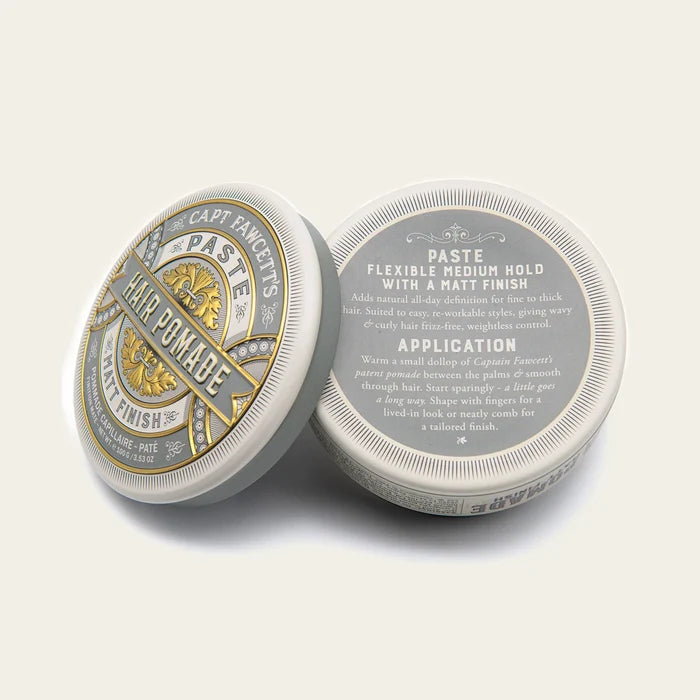 Captain Fawcett Hair Pomade Paste Application