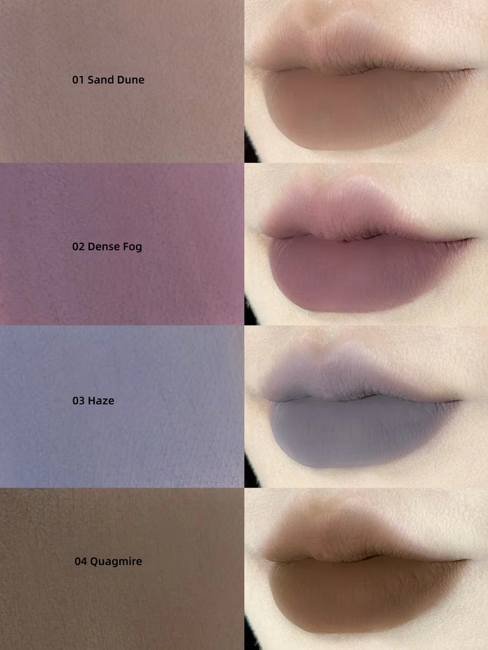 CARMELA Waste Soil Collection Matte Lip Clay #02 Dense Fog T4677