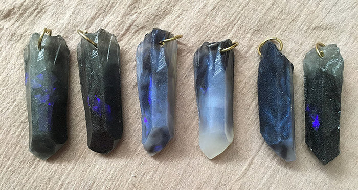 CAST CRYSTAL PENDANTS- STORM BORN