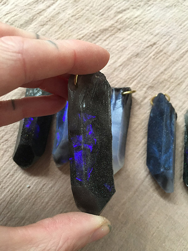 CAST CRYSTAL PENDANTS- STORM BORN