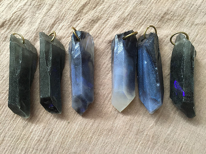 CAST CRYSTAL PENDANTS- STORM BORN