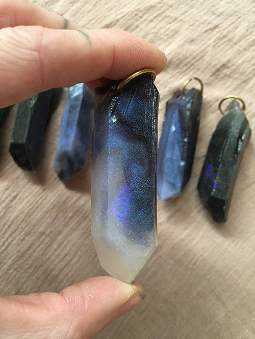 CAST CRYSTAL PENDANTS- STORM BORN