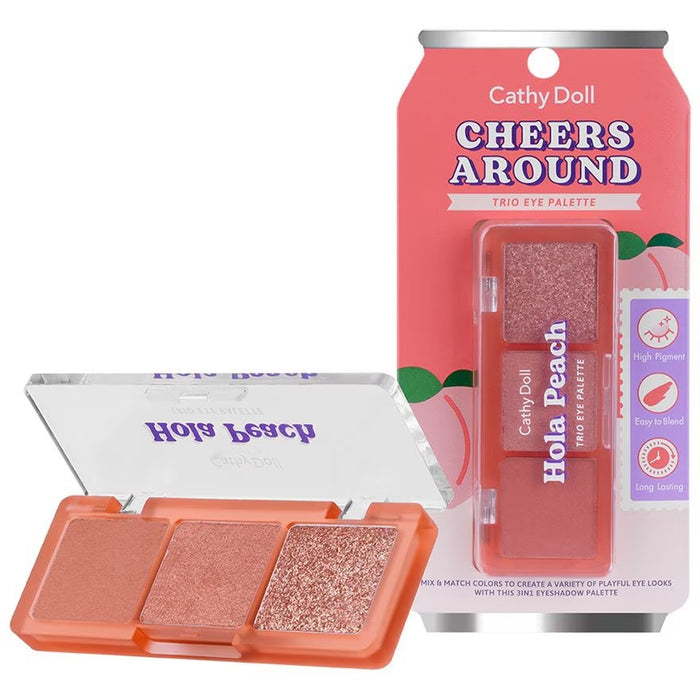 CATHY DOLL Cheers Around Trio Eye Palette بالت ظلال العيون من كاثي دول