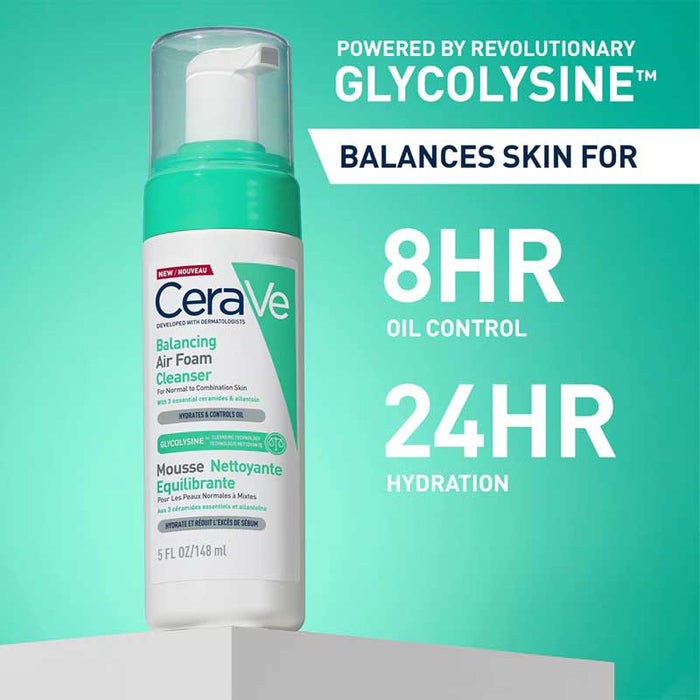 Cerave Balancing Air Foam Cleanser 148ml منظف رغوة الهواء المتوازن سيرافي - Princess Cosmetics Qatar