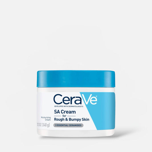 Cerave SA Cream for Rough & Bumpy Skin 340g كريم سيرافي إس إيه للبشرة الخشنة والمتكتلة - Princess Cosmetics Qatar